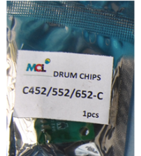 Bizhub C452 C552 C652  Cyan Drum Chip